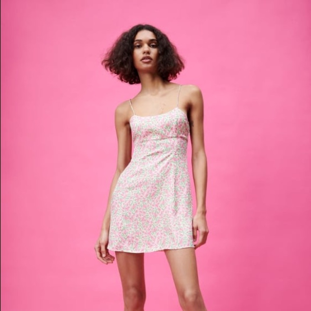 Zara floral dress